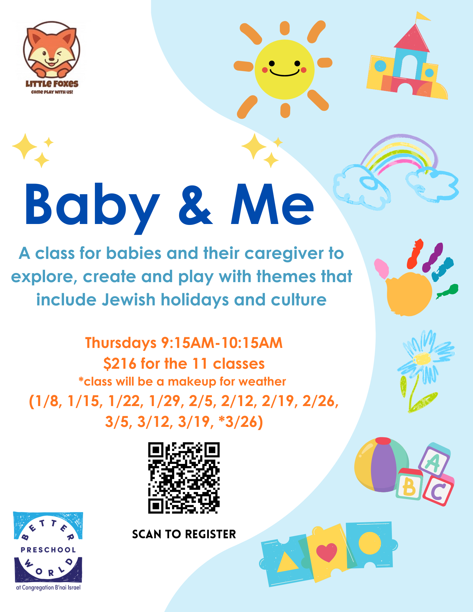 Baby & Me BetterWorld Preschool Program Baby & Me BetterWorld Preschool Program